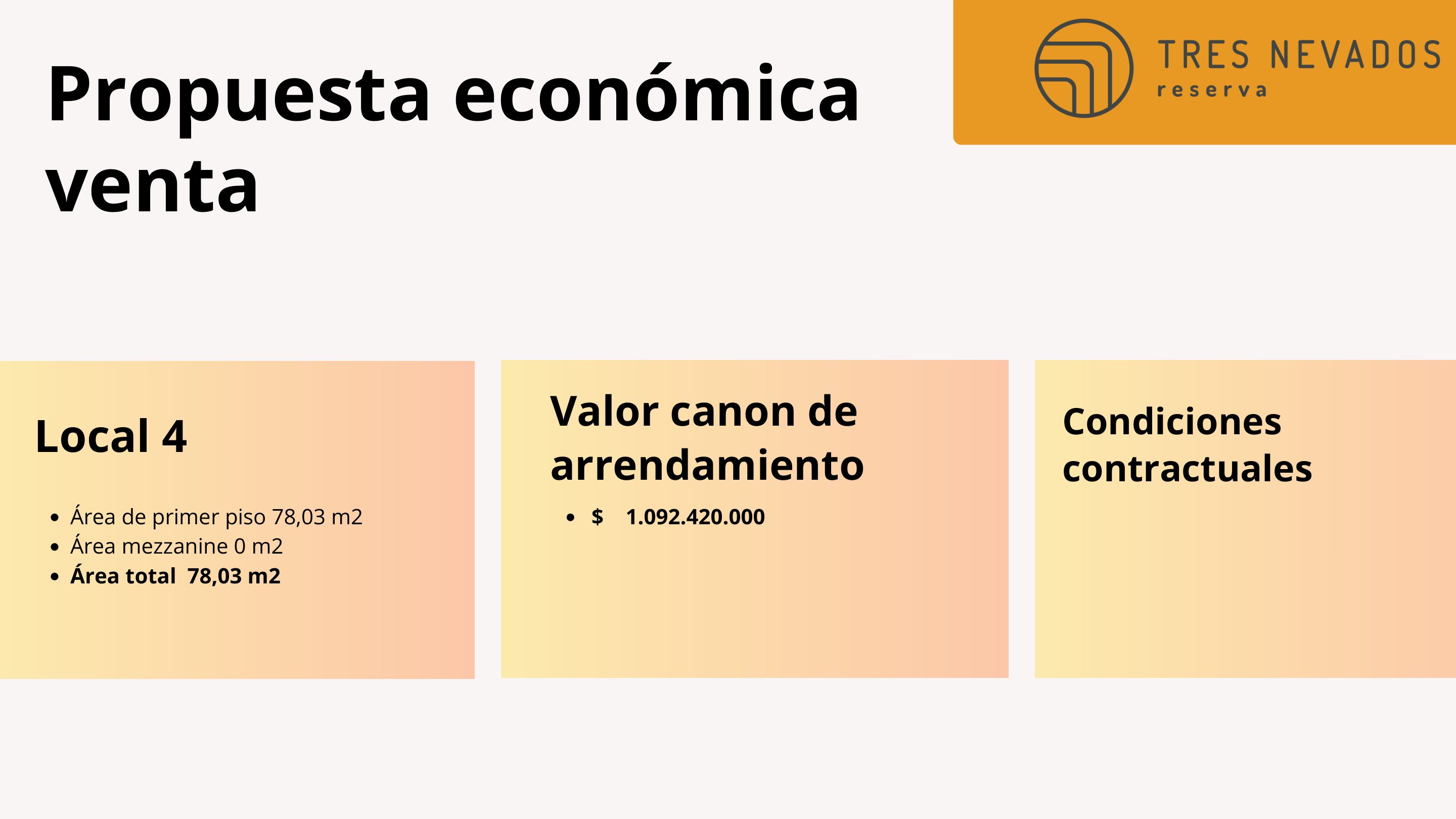 Tres Nevados Reserva